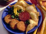 Coconut Shrimp Wontons